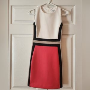Calvin Klein color blocked dresd